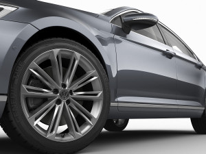 vw passat 2020 3D 模型