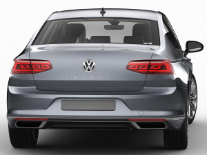 vw passat 2020 3D 模型