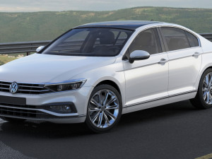 vw passat 2020 3D 模型