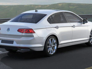 vw passat 2020 3D Model