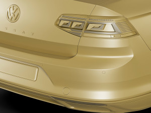 vw passat 2020 3D 模型