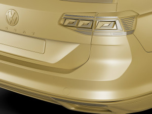 vw passat variant 2020 3D Model