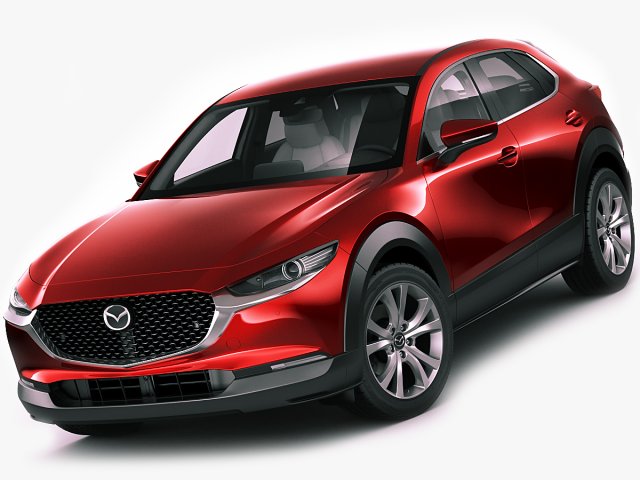 mazda cx-30 3D Model .c4d .max .obj .3ds .fbx .stl .blend 