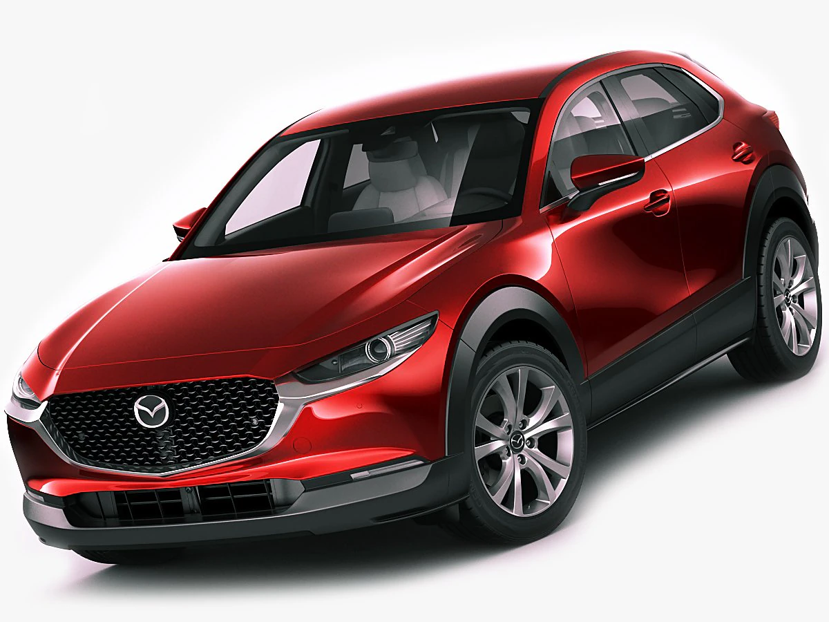 Mazda CX-30 3D Modell .c4d .max .obj .3ds .fbx .stl .blend 