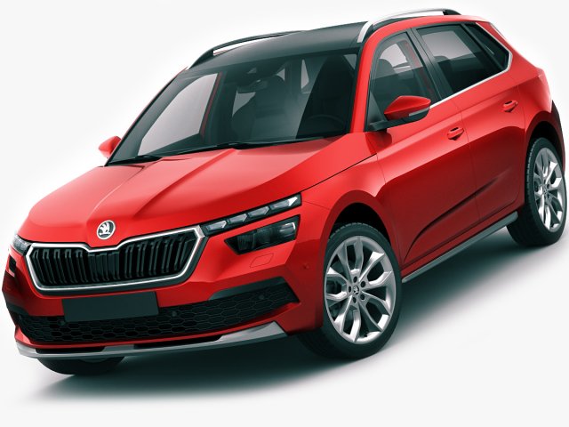 skoda kamiq 2020 3D Model .c4d .max .obj .3ds .fbx .stl .blend 