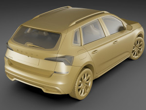 skoda kamiq 2020 3D Model