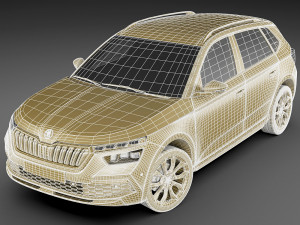 skoda kamiq 2020 3D Model