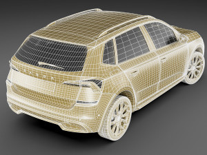 skoda kamiq 2020 3D Model