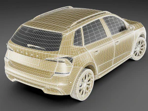 skoda kamiq 2020 3D Model
