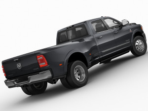 ram 3500 hd limited dually 2019 3D 模型