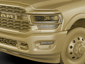 ram 3500 hd limited dually 2019 3D 模型