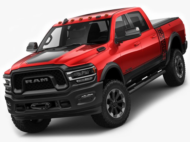 ram power wagon 2019 3D Модель .c4d .max .obj .3ds .fbx .stl .blend 