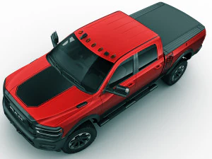ram power wagon 2019 3D Model