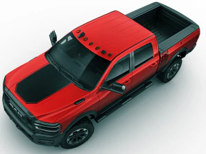 ram power wagon 2019 3D Model
