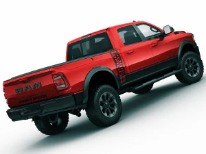 ram power wagon 2019 3D Model
