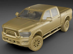 ram power wagon 2019 3D Model