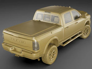 ram power wagon 2019 3D Model