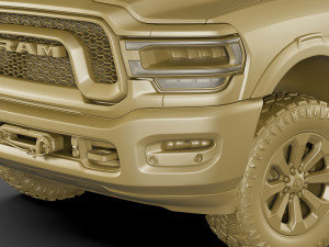 ram power wagon 2019 3D Модель