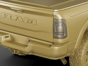 ram power wagon 2019 3D Model