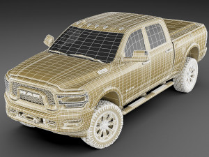 ram power wagon 2019 3D Модель