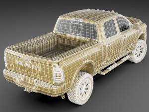 ram power wagon 2019 3D Модель
