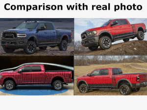 ram power wagon 2019 3D Модель