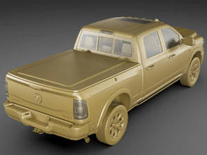 ram 2500 hd limited 2019 3D Model