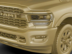 ram 2500 hd limited 2019 3D Model