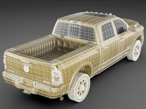 ram 2500 hd limited 2019 3D Model