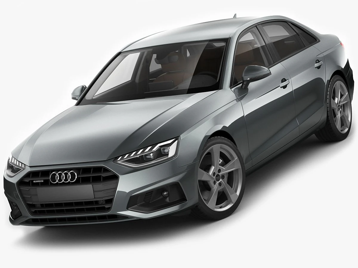 audi a4 2020 sedan 3D Model .c4d .max .obj .3ds .fbx .stl .blend 
