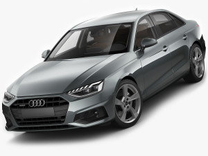 audi a4 2020 sedan 3D Модель