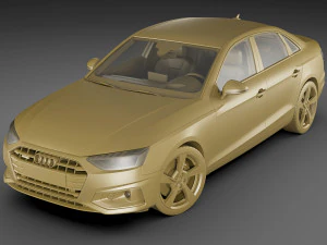 audi a4 2020 sedan 3D Model