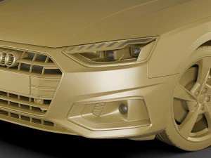 audi a4 2020 sedan 3D Model