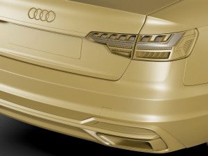 audi a4 2020 sedan Modelo 3D