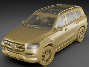 mercedes gls 2020 3D Model