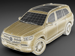 mercedes gls 2020 3D Model