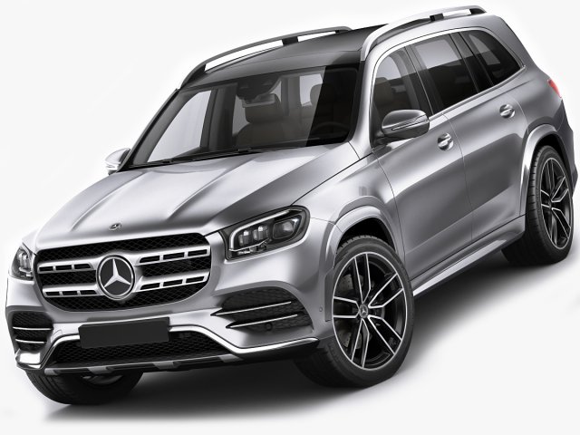 mercedes gls amg-line 2020 Modelo 3D .c4d .max .obj .3ds .fbx .stl .blend 