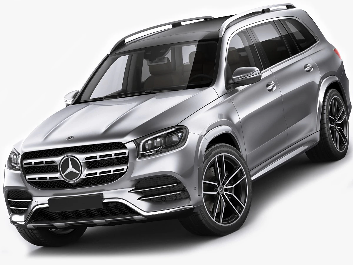 mercedes gls amg-line 2020 3D Model .c4d .max .obj .3ds .fbx .stl .blend 