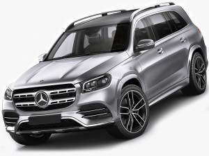 mercedes gls amg-line 2020 3D Model