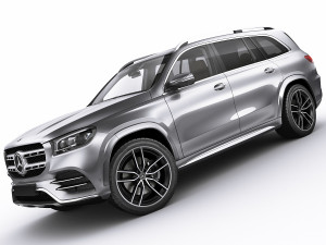 mercedes gls amg-line 2020 Modelo 3D