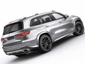 mercedes gls amg-line 2020 Modelo 3D