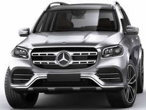 mercedes gls amg-line 2020 Modelo 3D