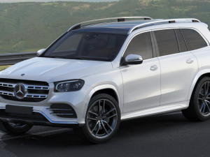 mercedes gls amg-line 2020 Modelo 3D