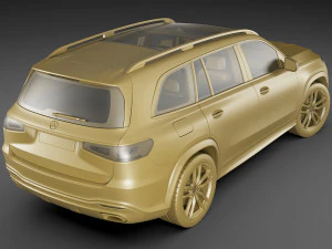 mercedes gls amg-line 2020 3D Model