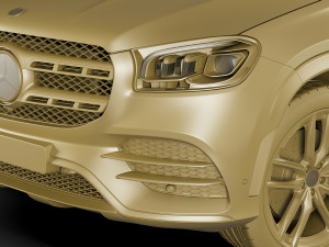 mercedes gls amg-line 2020 Modelo 3D