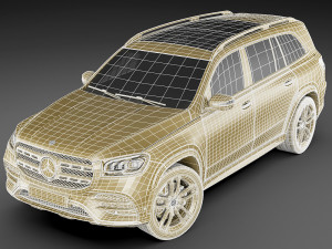 mercedes gls amg-line 2020 Modelo 3D
