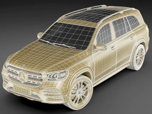 mercedes gls amg-line 2020 3D Model