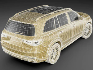 mercedes gls amg-line 2020 3D Model
