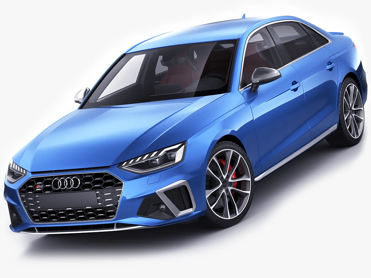audi s4 2020 sedan 3D Model .c4d .max .obj .3ds .fbx .stl .blend 