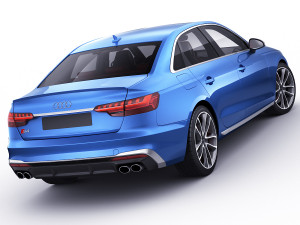 audi s4 2020 sedan 3D मॉडल